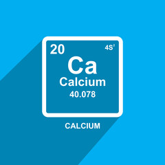 calcium icon, health icon vector