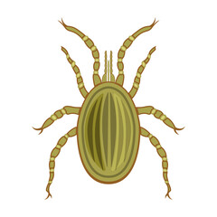 Parasites vector icon.Cartoon vector icon isolated on white background parasites.