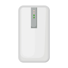 Power bank vector icon.Cartoon vector icon isolated on white background power bank.