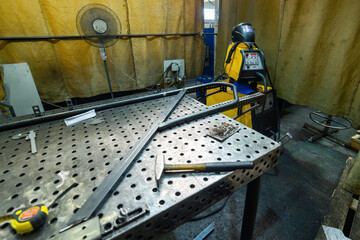 Jobs welders manual welding. Welding tables and various equipment