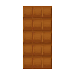 Chocolate bar vector icon.Cartoon vector icon isolated on white background chocolate bar.