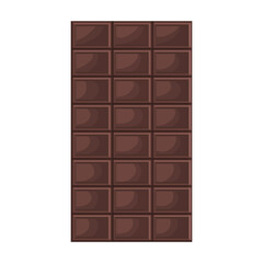 Chocolate bar vector icon.Cartoon vector icon isolated on white background chocolate bar.