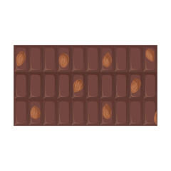 Chocolate bar vector icon.Cartoon vector icon isolated on white background chocolate bar.