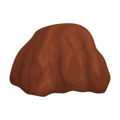 Chocolate vector icon.Cartoon vector icon isolated on white background chocolate.