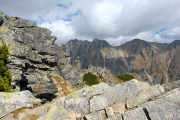 Great Cold Valley in Vysoke Tatry (High Tatras), Slovakia. The Great Cold Valley is 7 km long valley, very attractive for tourists