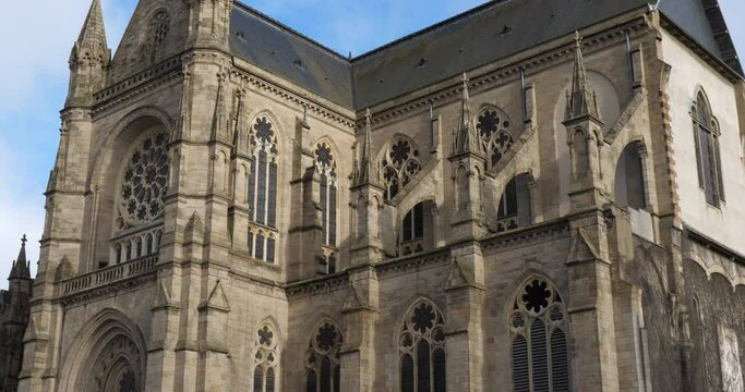 The Cathedral Saint Pierre,Rennes, Ille-et-Vilaine, Brittany, France.