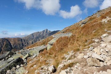 Great Cold Valley in Vysoke Tatry (High Tatras), Slovakia. The Great Cold Valley is 7 km long valley, very attractive for tourists