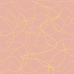 Pink background on which zooty threads intertwined, creating a pattern