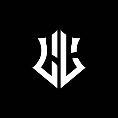 LL monogram logo with a sharp shield style