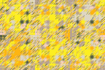 Modern glitch background. Color geometric abstract pattern vector.