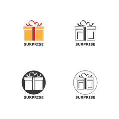 Gift Box Icon Vector
