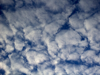 Obraz premium Air clouds in the blue sky. sky background