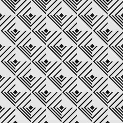 Seamless abstract linear pattern with elements of corners