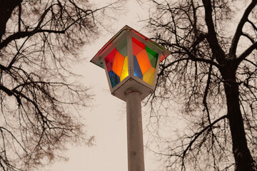 lantern in the park