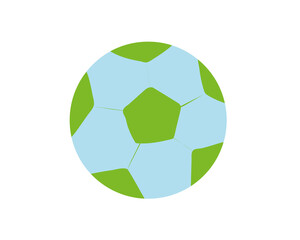 Isolated soccer ball vector design