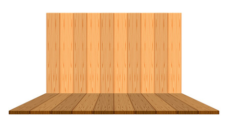 wooden backdrop for display and copy space, panel wood plank empty front view for background, wooden brown for decoration stage floor display, vintage wood plank for banner design, wooden plank wall