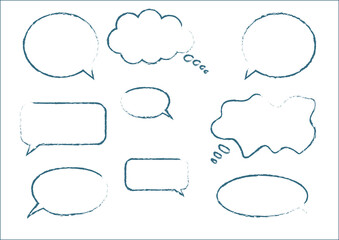 cloud of thoughts, forms for filling out dialogs