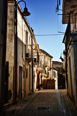 Fototapeta premium Termoli is a little town in the south of Italy with a charming medieval downtown