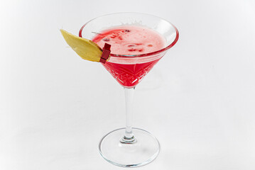 cocktail on the white background