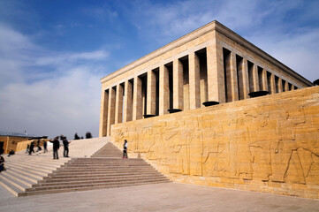 Fototapeta premium Anitkabir - Mausoleum of Ataturk, Ankara Turkey