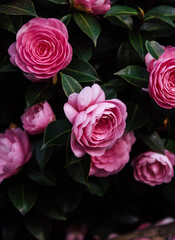 Peony in a garden