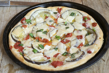 pizza at the parmigiana style