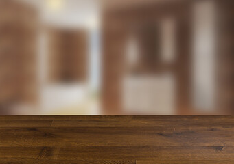 Empty interior. Natural flooring. Design background