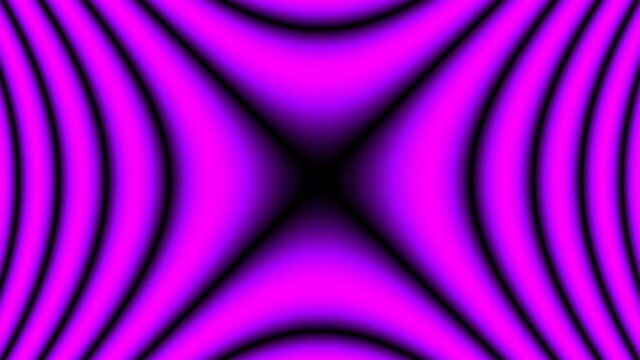 Abstract CGI motion background with moving colored hyperbolic shapes in perfect seamless loop (3840 x 2160, 30 fps).