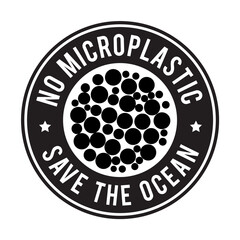 no microplastic - safe the ocean