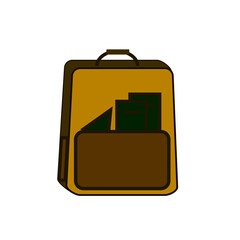 travel suitcase vector illustration