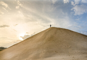 Fototapeta na wymiar view of bintan desert, at bintan island, indonesia