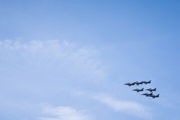 escadrille d'avions de chasse