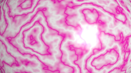 Obraz premium 3D illustration of marble deep pink color and white abstract background on a curved and glossy surface with direct light reflection. blue and beautiful