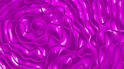 Simple light MAGENTA monochromic 3D abstract background image made of plain crackle patterns with shadow perspectives. illustration and design