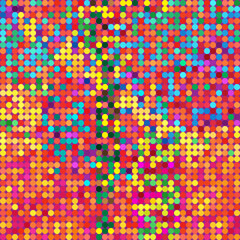 abstract dots background with random colors