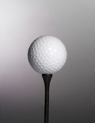 Golf ball on tee