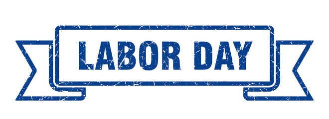 labor day ribbon. labor day grunge band sign. labor day banner