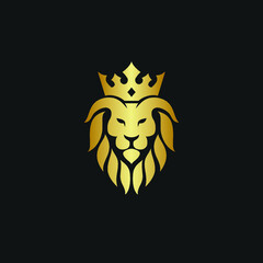 Lion Head Logo Vector