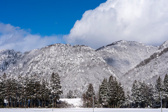 冬の風景　雪景色イメージ