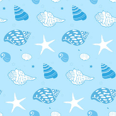 貝殻とヒトデのパターン