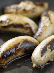 Fried sausages