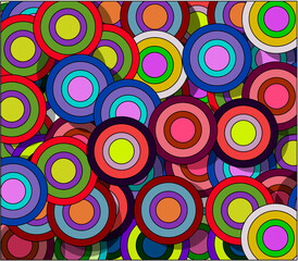 Fototapeta premium seamless pattern with circles