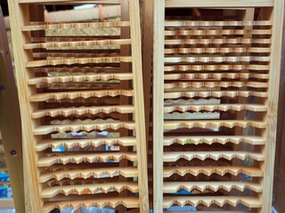 handmade bamboo made radish grater called Daikon oroshi in Japanese