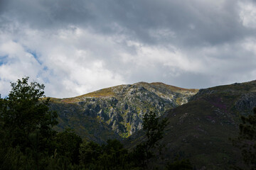 Mountain landscape view