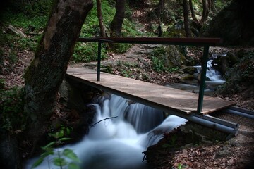 A floating river at mountain Pelion 