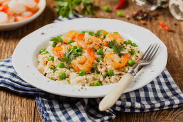 Risotto With Shrimp.