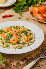 Risotto With Shrimp.