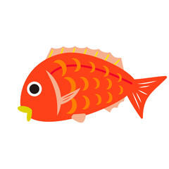 おめでたい鯛のイラスト