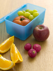 Fruits in a lunch box