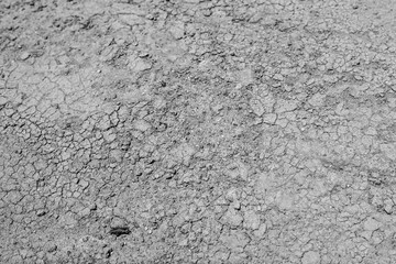 Texture of cracked natural earth from drought. Global warming